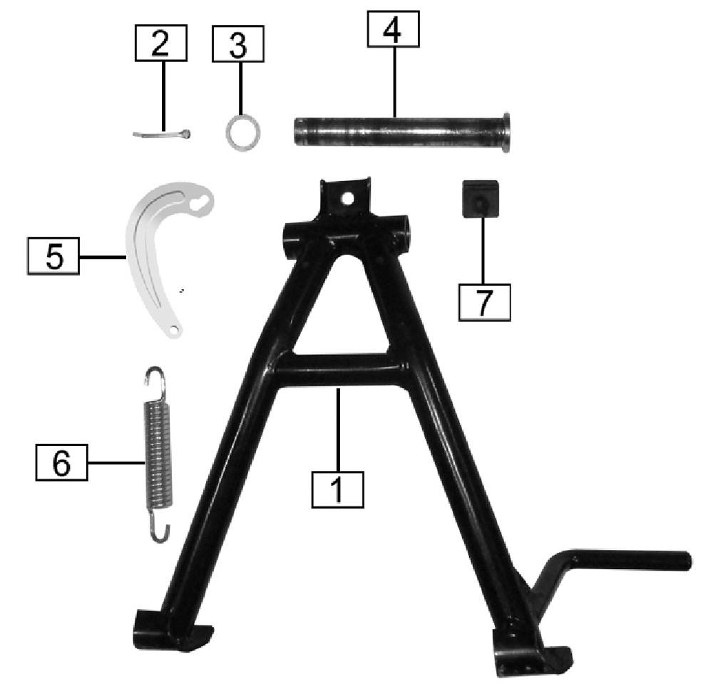 Центральная подножка