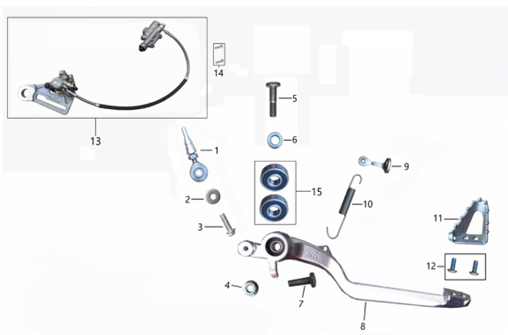 Задний тормоз