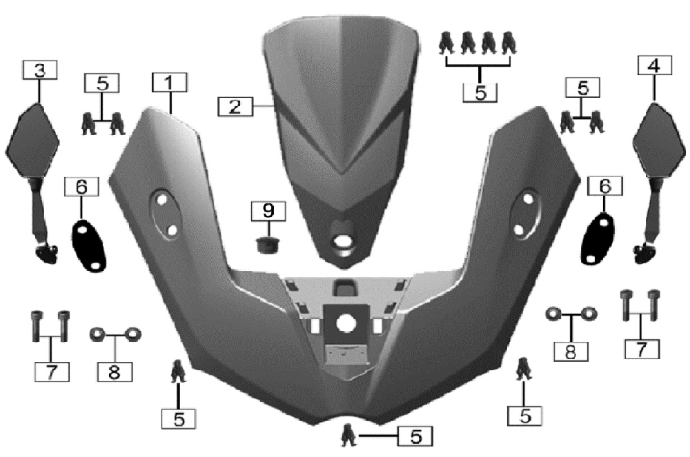 Передняя панель