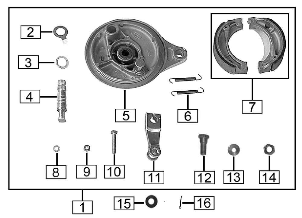 Задняя тормозная система