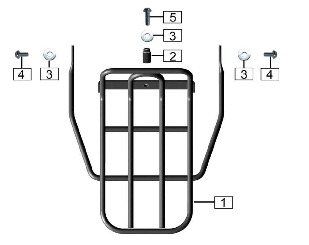 Передний багажник