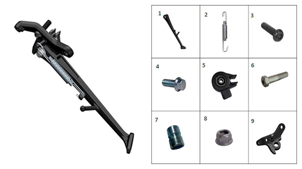 Подножка боковая