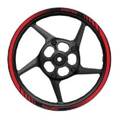 Диск колесный передний 3.5×17 (черный с красным ободом) ZONTES ZT703-RR