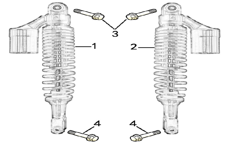 Амортизатор задний
