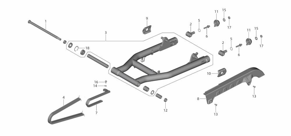 Маятник задний