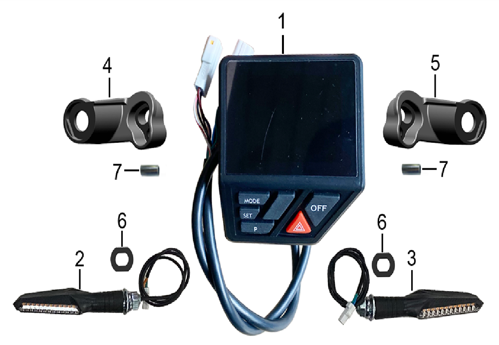 Комбинация приборов, указатели поворота