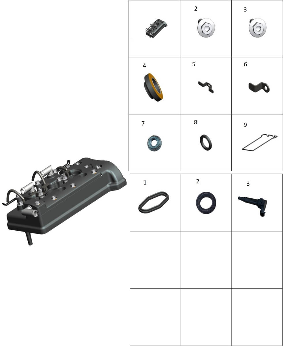 Клапаная крышка ч.1