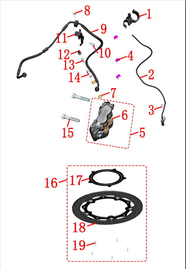Тормозная система в сборе-2
