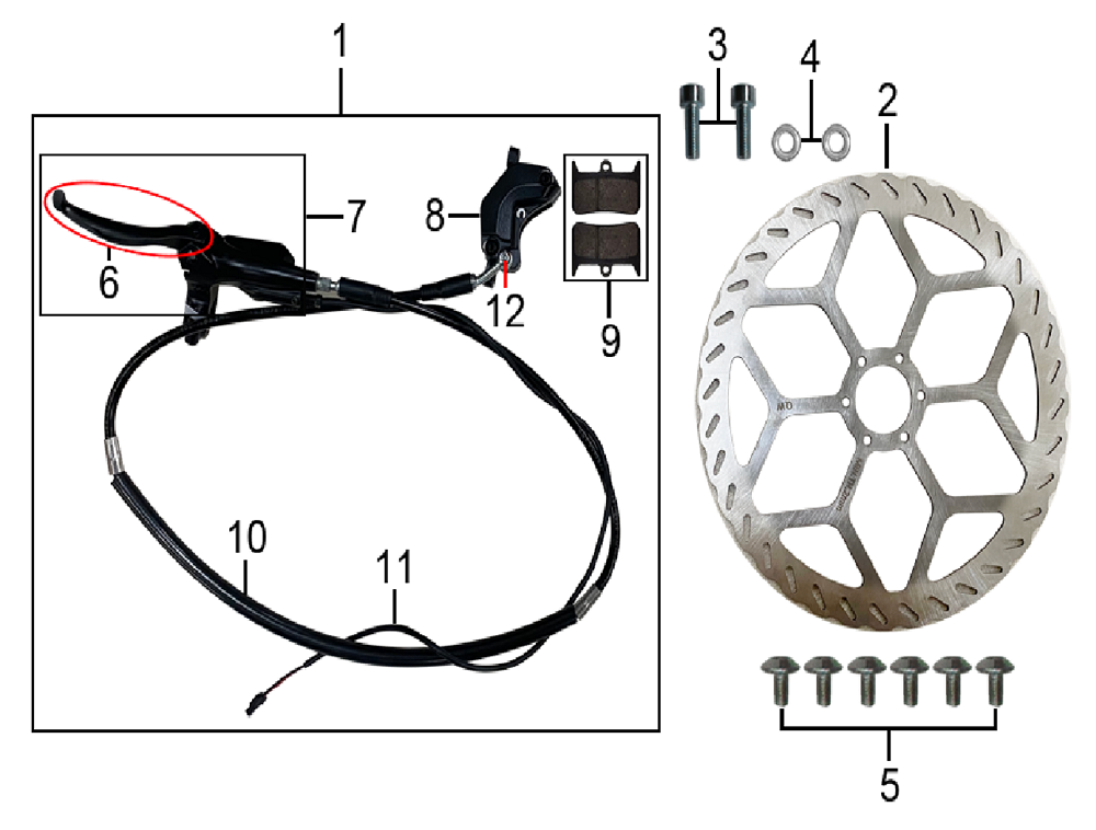 Тормоза передние