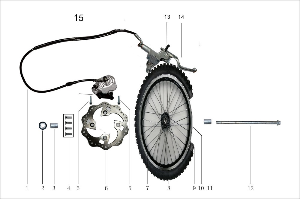 Переднее колесо