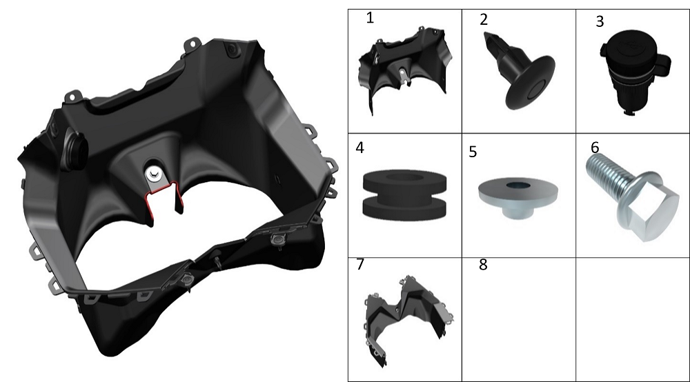 Нижняя декоративная панель