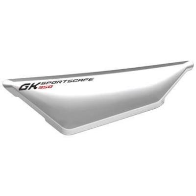 Декоративная накладка левой крышки (серая с красной наклейкой) ZONTES ZT350
