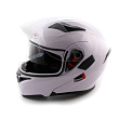 Шлем модуляр ATAKI FF902 Solid (белый глянцевый, S, 020229-598-2751)