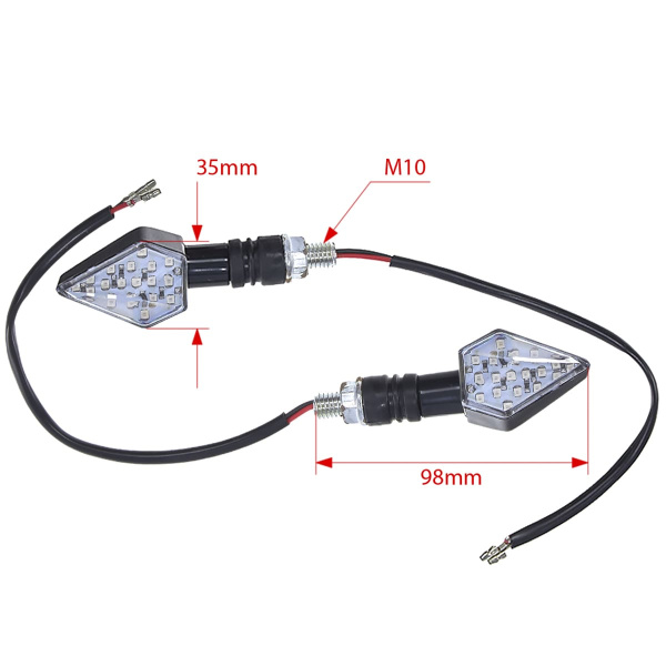 Поворотники светодиодные (компл. 2шт) SM-PARTS  SMP-10