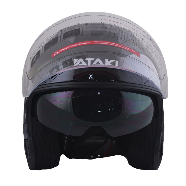 Шлем открытый со стеклом ATAKI JK526 Solid Шлем открытый со стеклом ATAKI JK526 Solid