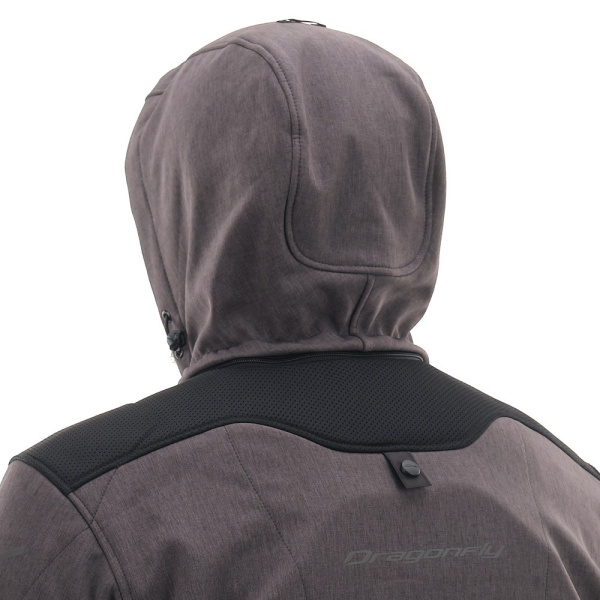 Мототолстовка DF Urban Grey с защитой