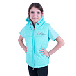 Жилет с капюшоном ROLLING MOTO KIDS (голубой, 134см, 6430474-806-8588)