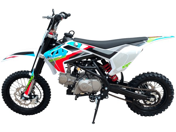 Питбайк KAYO M125EM 14/12 (механ. сцепл., эл. стартер 2026 г.)