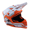 Шлем кроссовый ATAKI SC-16 Rift (оранжевый/белый глянцевый, L, 020229-880-3723)