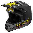 Шлем кроссовый FLY RACING KINETIC RockStar (белый/серый/черный, M, 140126-880-3913)