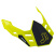 Козырек для шлема JUST1 J34 PRO OuterSpace (черный/титановый/Hi-Vis желтый глянцевый, , 1560035-607-9969)