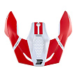 Козырек для шлема SHOT FURIOUS BOLT (красный/белый глянцевый, , 2500558-607-2091)
