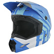 Шлем кроссовый FLY RACING KINETIC Thrive (синий/белый, XL, 140126-880-1640)