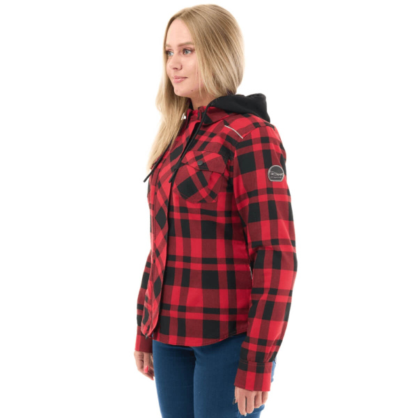 Моторубашка STREETFIGHTER Woman Red с защитой