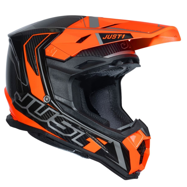 Шлем кроссовый JUST1 J22 Carbon Fluo Шлем кроссовый JUST1 J22 Carbon Fluo