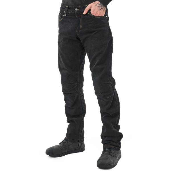 МотоДжинсы URBAN Black с защитой