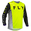 Джерси FLY RACING KINETIC KORE (Hi-Vis желтый/черный, M, 376-423M)