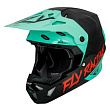 Шлем кроссовый FLY RACING FORMULA CP S.E. Rave (черный/бирюзовый/красный, L, 73-0034L)