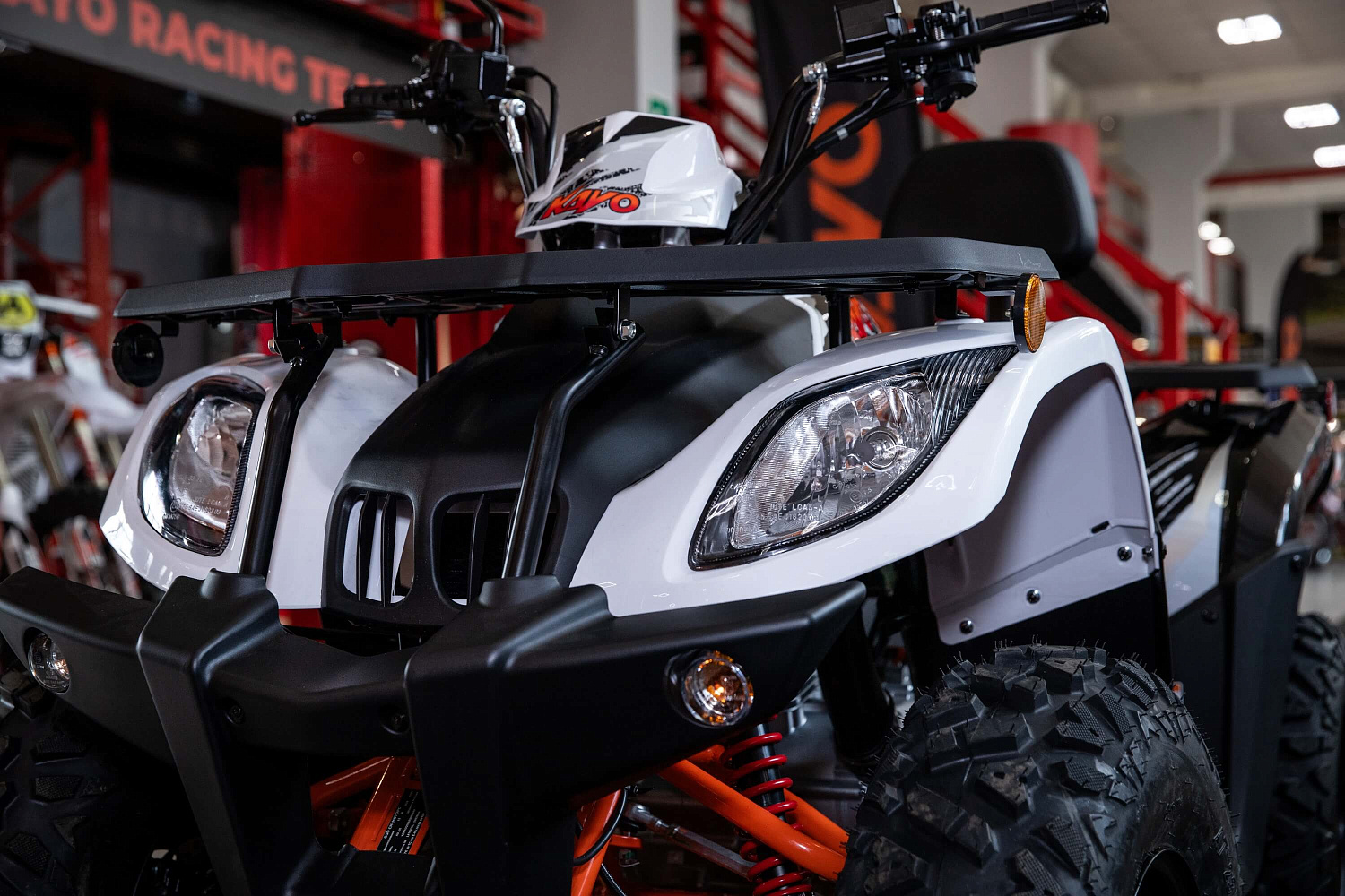 Квадрицикл KAYO AU200 со спинкой ПТС