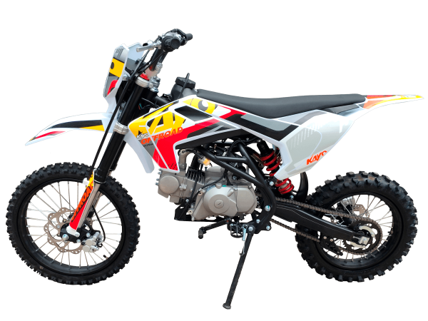 Питбайк KAYO M125EM 17/14 (механ. сцепл., эл. стартер 2026 г.)