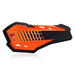 Защита рук + крепеж на руль R-TECH HP-2 двухкомпонентная (Hi-Vis оранжевый, , 040296-123-4083)