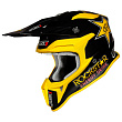 Шлем кроссовый JUST1 J18 RockStar (желтый/черный/белый, XL, 1560035-880-9419)
