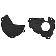 Защита крышки сцепления + зажигания + помпы POLISPORT YAMAHA YZF/WRF450 18-22 черный (90947)