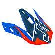 Козырек для шлема JUST1 J39 THRUSTER (синий/оранжевый/белый матовый, , 1560035-607-2241)