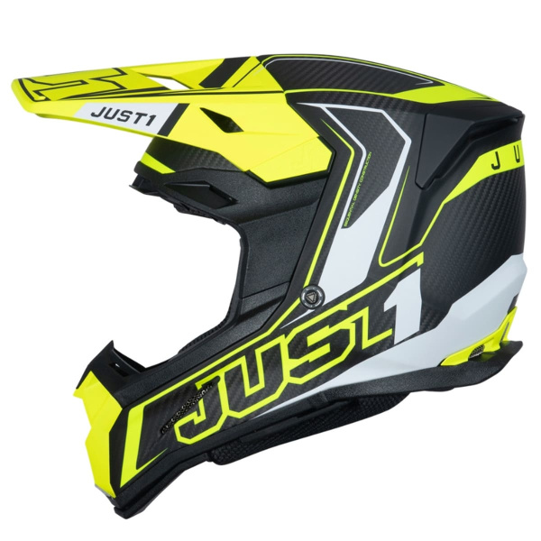 Шлем кроссовый JUST1 J22 Carbon Fluo