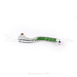Рычаг сцепления SM-PARTS c cиликоновой накладкой KAWASAKI KLX/KXF450R 08-13 зеленый