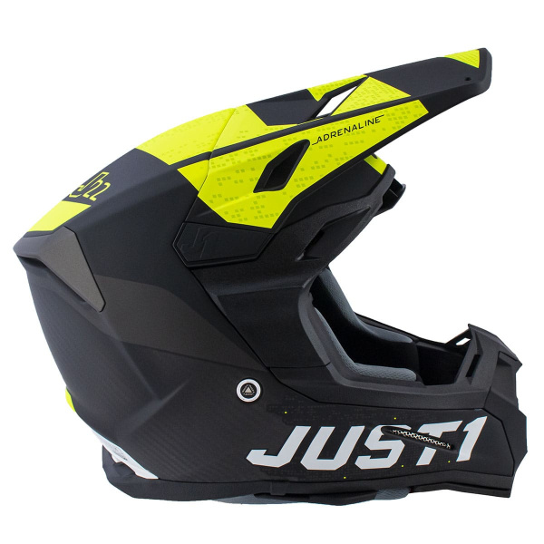 Шлем кроссовый JUST1 J22 Carbon Adrenaline  Шлем кроссовый JUST1 J22 Carbon Adrenaline