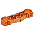 Кронштейн траверсы нижний GR8 OPTIMUM, CNC оранжевый