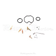 Ремкомплект карб. PZ27  CG150 150см3  SM-PARTS