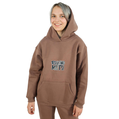 Худи ROLLING MOTO A'22 женская (коричневый, S, 6430474-815-5044) Худи ROLLING MOTO A'22 женская (коричневый, S, 6430474-815-5044)